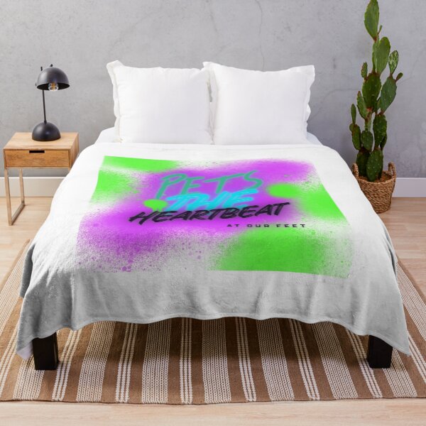 Item preview, Vibrant Pet-Themed Design: "Pets The Heartbeat At Our Feet" for Print-On-Demand designed and sold by ImagineRainbows.