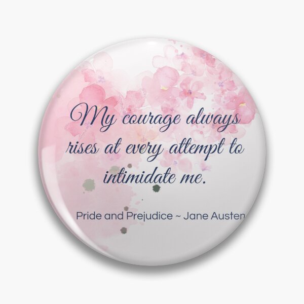 Item preview, Pride and Prejudice Quote by Jane Austen - Literature Quote, Book Love designed and sold by RenaBooksandArt.