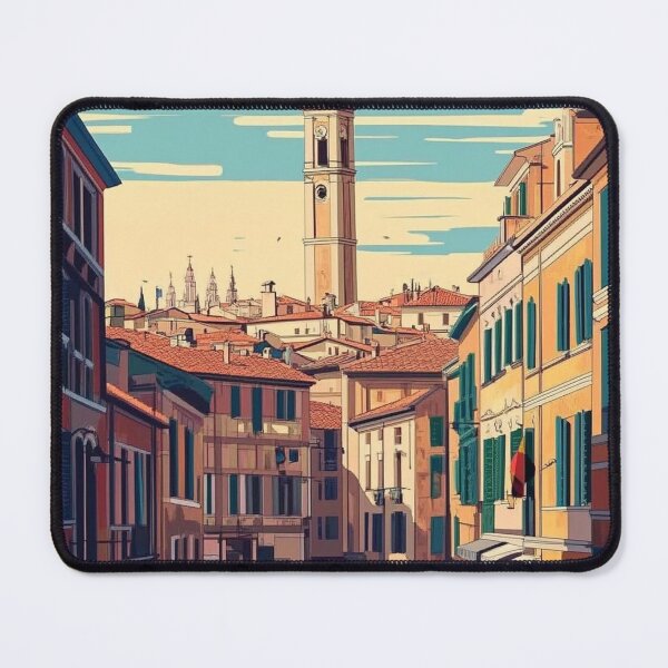 Item preview, Cremona Travel Poster, Perfect Souvenir Gift for Travel Enthusiasts, Vintage Style Wall Art, Italy Wall art for home decor, Cremona print. Sticker designed and sold by Thegalleryshop1.