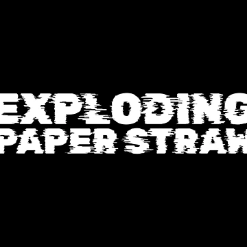Artwork thumbnail, Exploding Paper Straw by kcaandwu