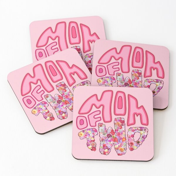 Item preview, Mom Of 2 Children - Colorful Flowers Design For Moms Who Love Flowers designed and sold by TheSassyNoble.