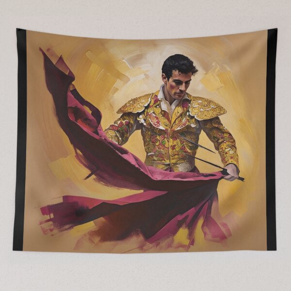 Item preview, Dynamic Matador Painting In Vibrant Colors With Dramatic Pose designed and sold by Aise06.
