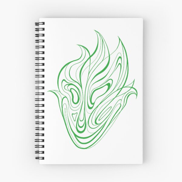 Item preview, Line Art Face Energy (green) designed and sold by Alesa-Aleks.