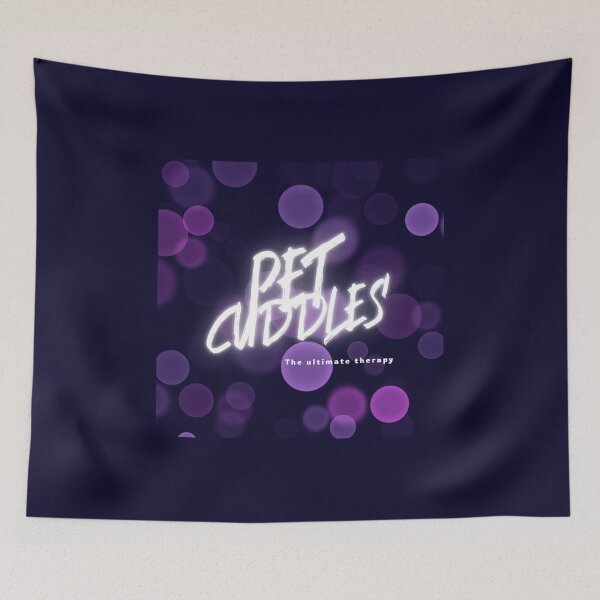 Item preview, "Pet Cuddles: The Ultimate Therapy - Relaxing and Comforting Design for Print-on-Demand" designed and sold by ImagineRainbows.