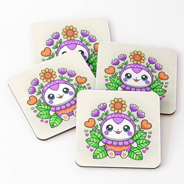 Item preview, Happy Animal Characters Vibrant Colors Design Art Cute designed and sold by ART ATTACK ZONE.