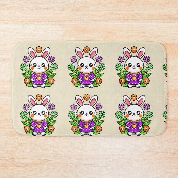 Item preview, Rabbit Characters Vibrant Colors Design Art Cute designed and sold by ART ATTACK ZONE.