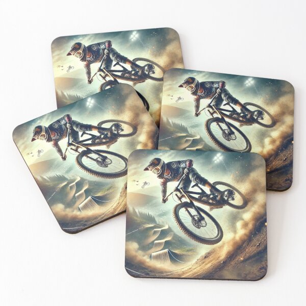 Item preview, Epic MTB Shredder – Giving It His All designed and sold by GrizzlyCollective.