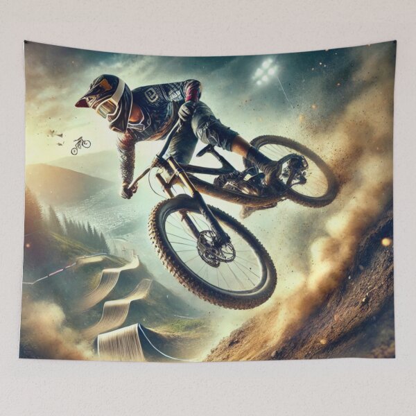 Item preview, Epic MTB Shredder – Giving It His All designed and sold by GrizzlyCollective.