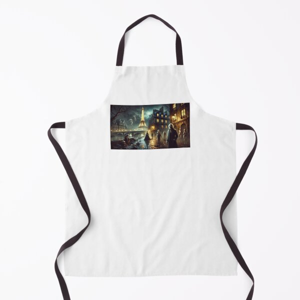 Item preview, Romantic Yet Dark Paris Night | Horror Urban Landscape designed and sold by Adam Krzysztof Wiatr.