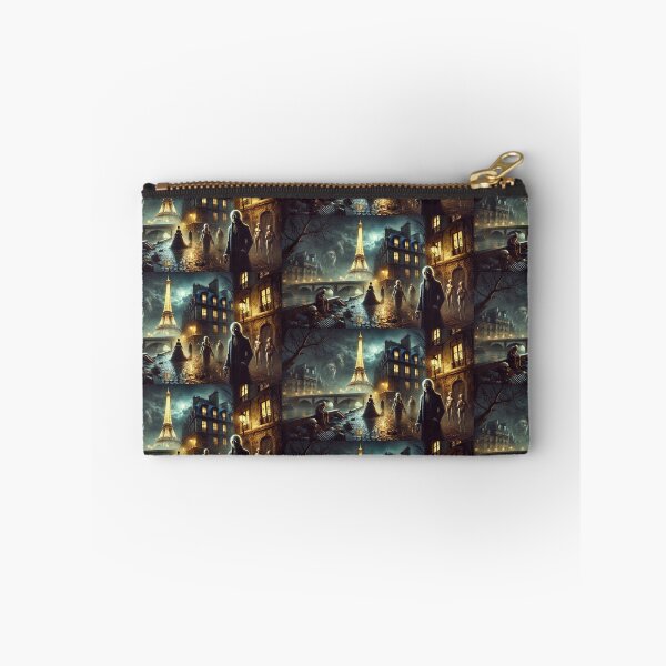 Item preview, Romantic Yet Dark Paris Night | Horror Urban Landscape designed and sold by Adam Krzysztof Wiatr.