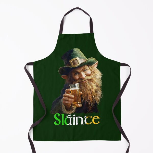 Item preview, SLAINTE - ST PATRICKS DAY - LEPRECHAUN - BLACK T SHIRT designed and sold by Danicus666.
