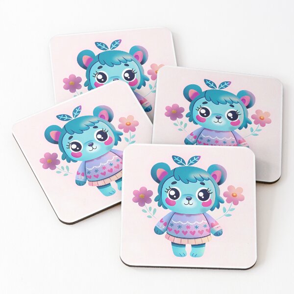 Item preview, Blue Animal Characters Vibrant Colors Design Art Cute designed and sold by ART ATTACK ZONE.