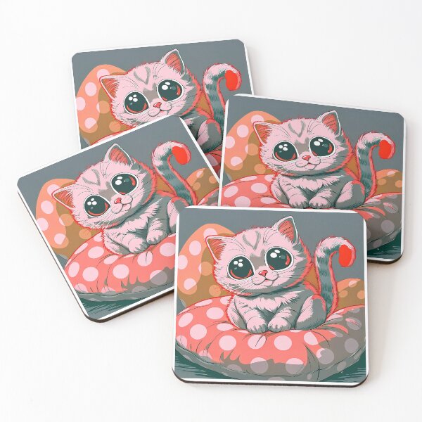 Item preview, Love Cat Characters Vibrant Colors Design Art Cute designed and sold by ART ATTACK ZONE.