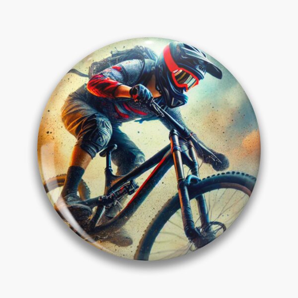 Aperçu de l'œuvre Epic MTB Shredder – Dépose rapide ! créée et vendue par GrizzlyCollective.