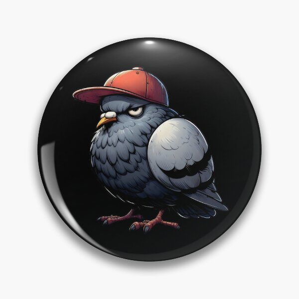Item preview, pigeon hiphop cap designed and sold by CutOriginalArt.