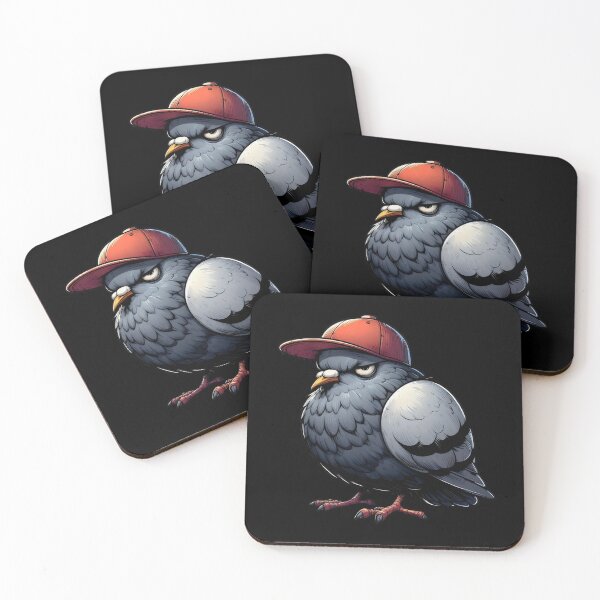Item preview, pigeon hiphop cap designed and sold by CutOriginalArt.
