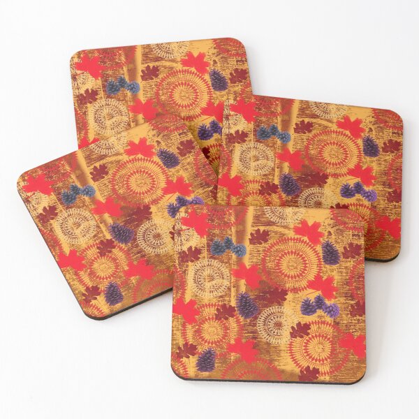 Item preview, Autumn leaves and cones. designed and sold by FerretSteph.