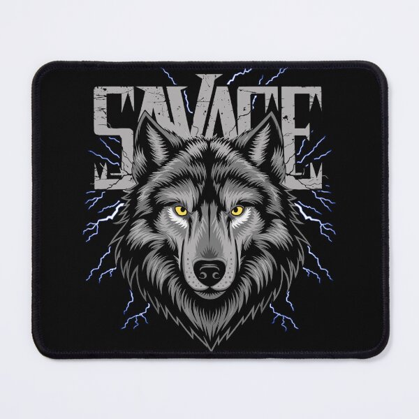 Item preview, Electric Savage Wolf Head Design designed and sold by DesignedByMarty.