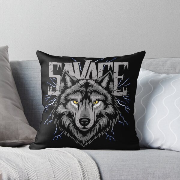 Item preview, Electric Savage Wolf Head Design designed and sold by DesignedByMarty.