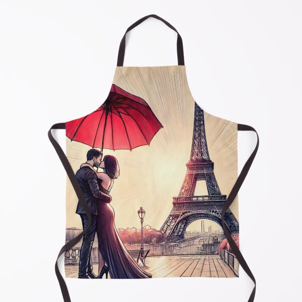 Item preview, Romantic Embrace Under Parisian Skies designed and sold by inkNext.