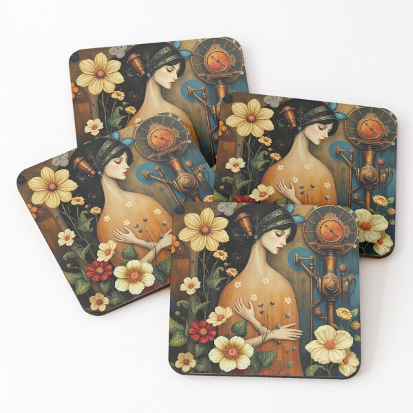 Item preview, Gustav Klimt inspired Steampunk Garden designed and sold by Vintage Designs +.