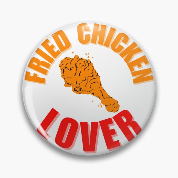 Item preview, Amante del pollo frito (circular) designed and sold by NearlyEverythin'.