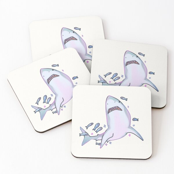 Item preview, Funny White shark   designed and sold by Mayarartsy.