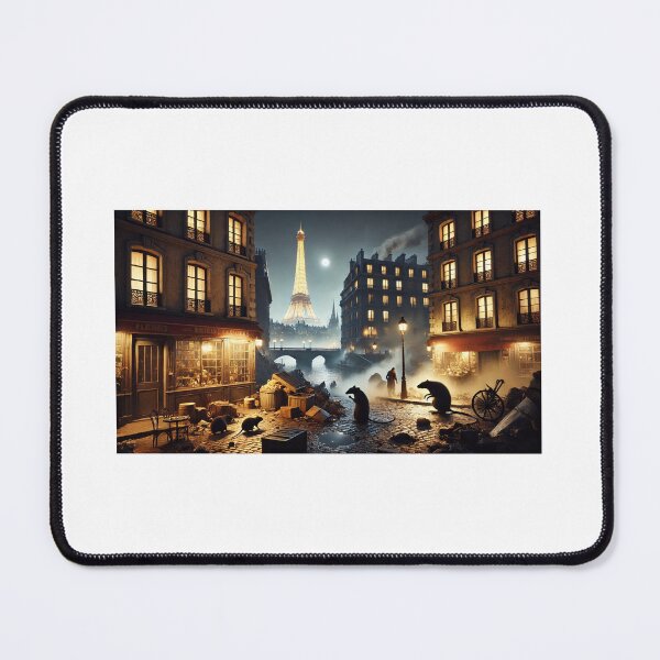 Item preview, Dark Paris Night | Rats and Romance Under the Neon Lights designed and sold by Adam Krzysztof Wiatr.