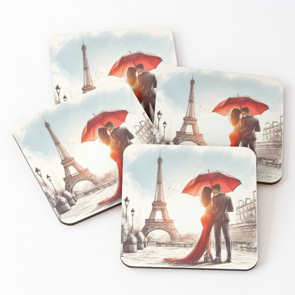 Item preview, Romantic Stroll Under Parisian Skies designed and sold by inkNext.