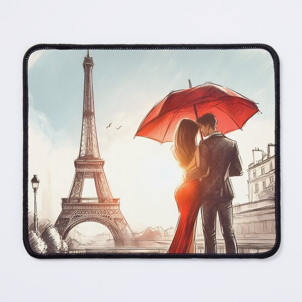 Item preview, Romantic Stroll Under Parisian Skies designed and sold by inkNext.