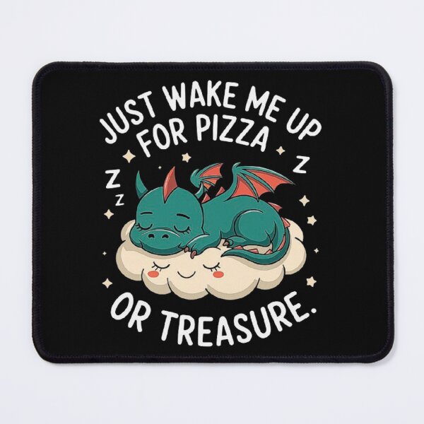 Item preview, Adorable Sleeping Dragon - Fantasy Art for Treasure and Pizza Lovers designed and sold by love3617.