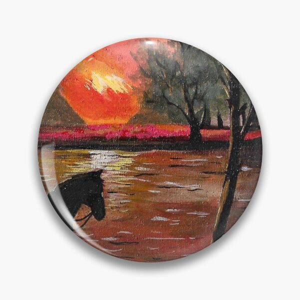 Item preview, Ghost of Tsushima sunset designed and sold by AlinaTArt.