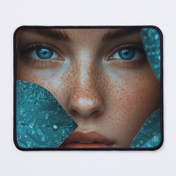 Item preview, Emerging Beauty in Aqua Leaves designed and sold by Twisted Kids.
