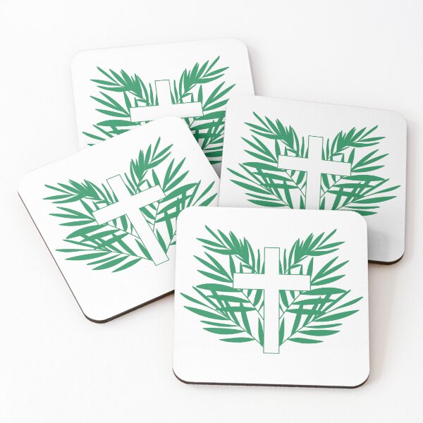 Item preview, Cross with palm trees. Holy Week. Palm Sunday. designed and sold by Cartoon Spain.