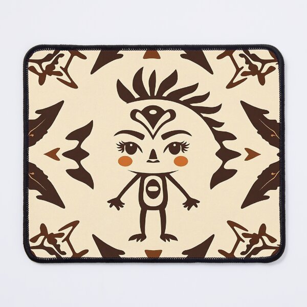 Item preview, Tribal Art Pattern with a Person designed and sold by FestivityFinds.