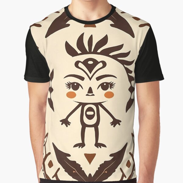 Item preview, Tribal Art Pattern with a Person designed and sold by FestivityFinds.