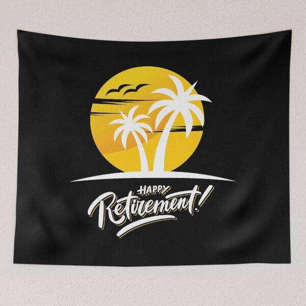 Item preview, Happy retirement designed and sold by Oval Shop.