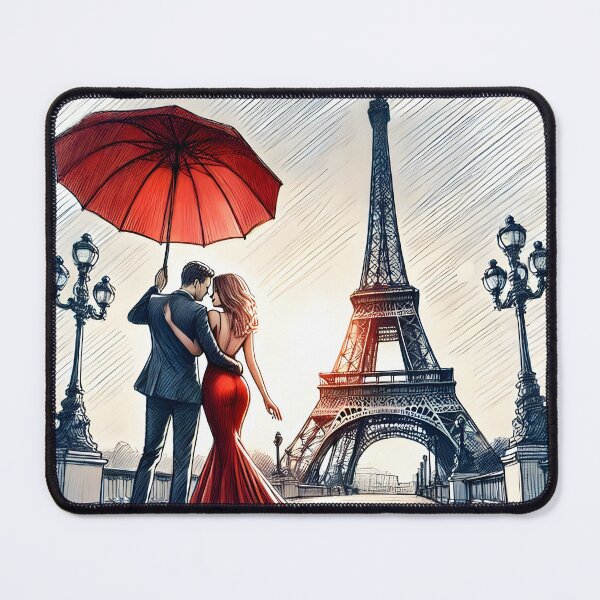 Item preview, Romantic Stroll Under Parisian Skies designed and sold by inkNext.