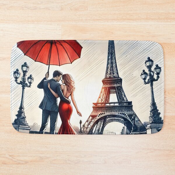 Item preview, Romantic Stroll Under Parisian Skies designed and sold by inkNext.