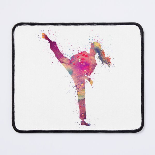 Item preview, Girl Karate Watercolor Martial Art designed and sold by LotusGifts.