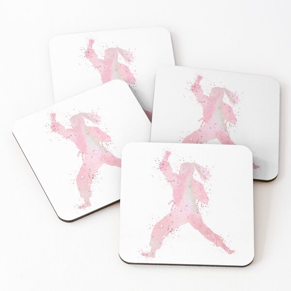 Item preview, Girl Karate Watercolor Gift designed and sold by LotusGifts.