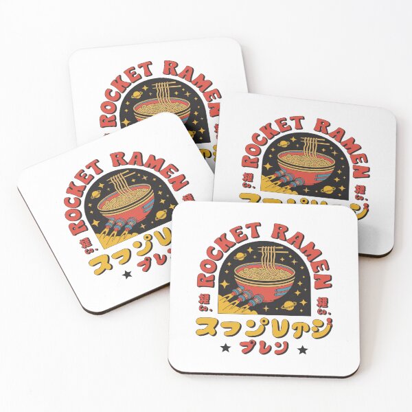 Item preview, Rocket Ramen – Galactic Noodle Co. Retro Japanese Food Design designed and sold by designedbyNil.