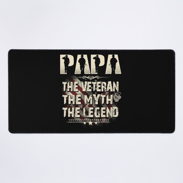 Item preview, PAPA The Veteran The Myth The Legend designed and sold by StreetArtPro.