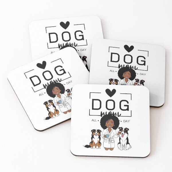 Item preview, Dog Mom All Day Every Day – Cozy Morning with a Border Collie designed and sold by GoodyPaws.