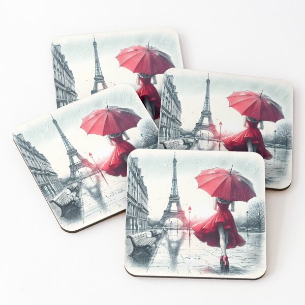 Item preview, Timeless Romance in Parisian Rain designed and sold by inkNext.