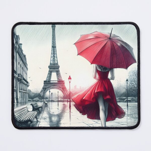 Item preview, Timeless Romance in Parisian Rain designed and sold by inkNext.