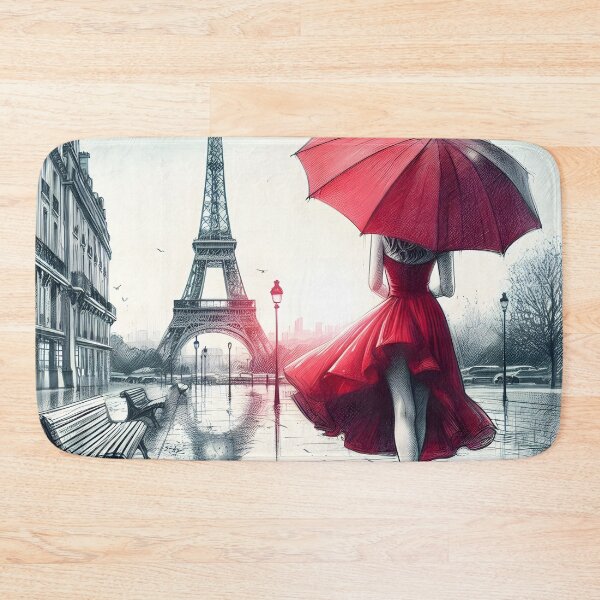 Item preview, Timeless Romance in Parisian Rain designed and sold by inkNext.