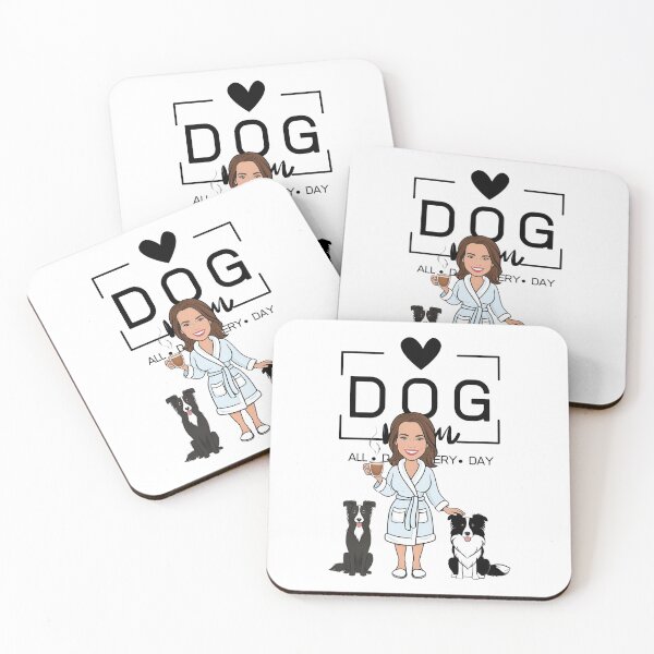 Item preview, Dog Mom All Day Every Day – Cozy Morning with a Border Collie designed and sold by GoodyPaws.