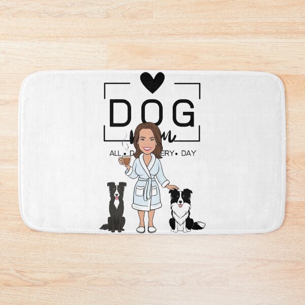 Item preview, Dog Mom All Day Every Day – Cozy Morning with a Border Collie designed and sold by GoodyPaws.