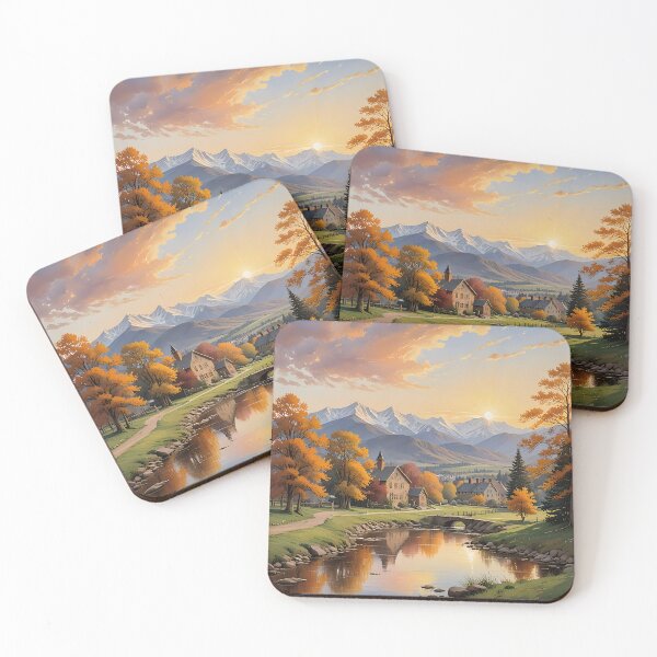 Item preview, Denver, Colorado: Sunset Over the Rockies designed and sold by LSVart.